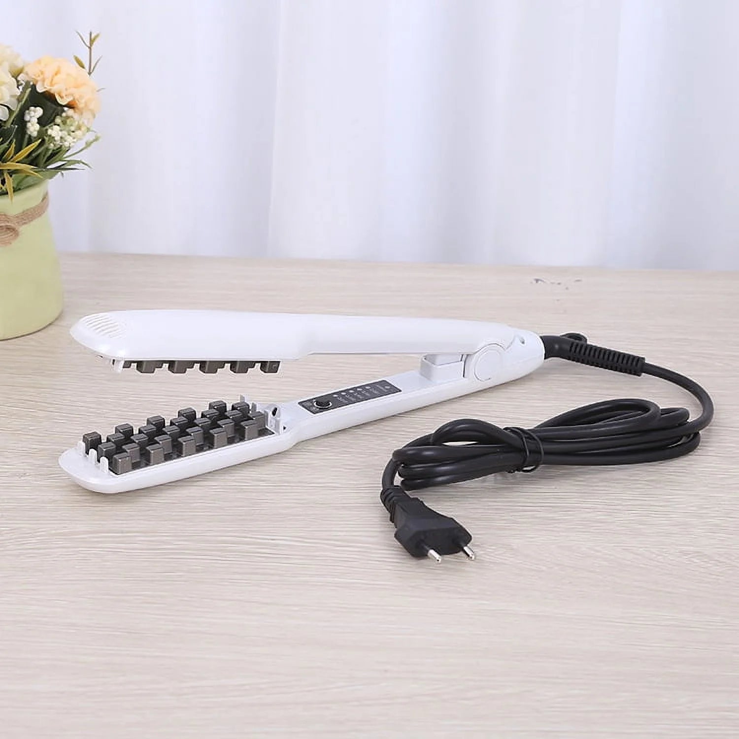 ✨ Plancha de Pelo Rizadora 2 en 1 – Liso Perfecto o Rizos Definidos en Minutos ✨